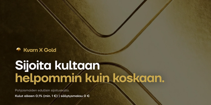 Kvarn X tuo markkinoille digitaalisen palvelun sijoituskullan ostamiseen