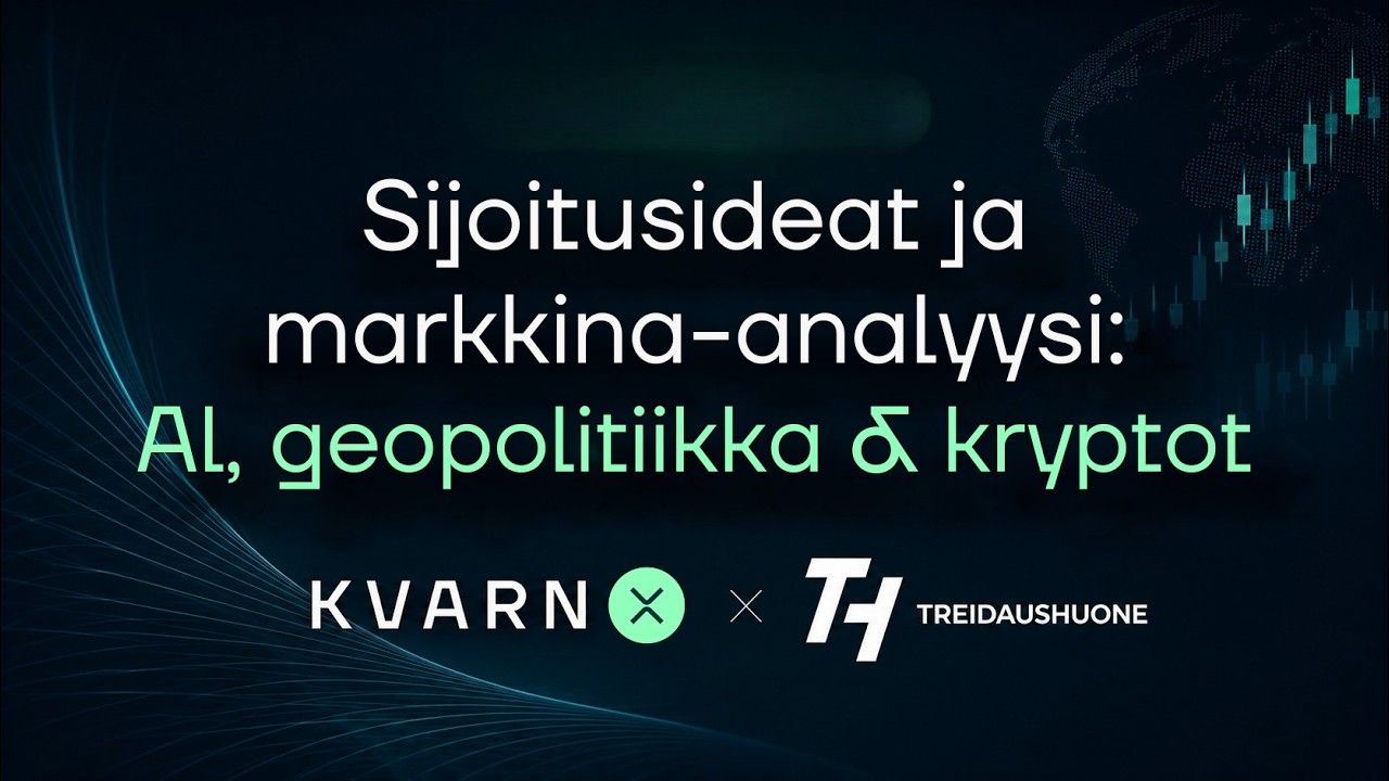 Kvarn X & Treidaushuone: Tekoäly, Geopolitiikka & Kryptot
