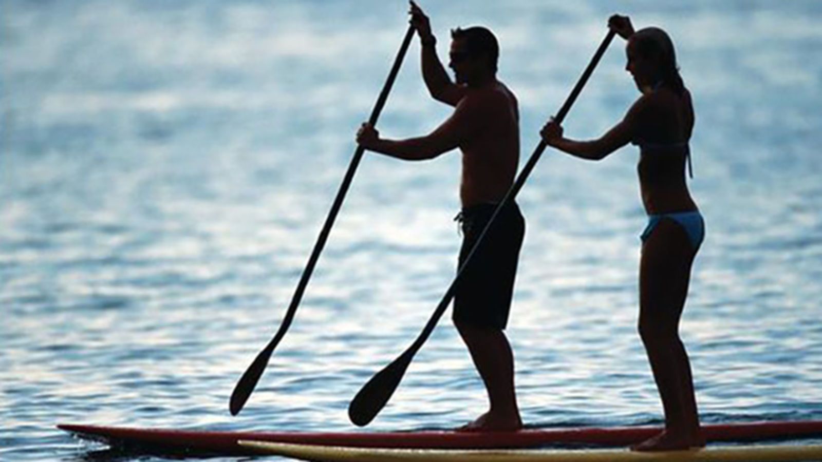 Paddle sur le lac de Paladru
