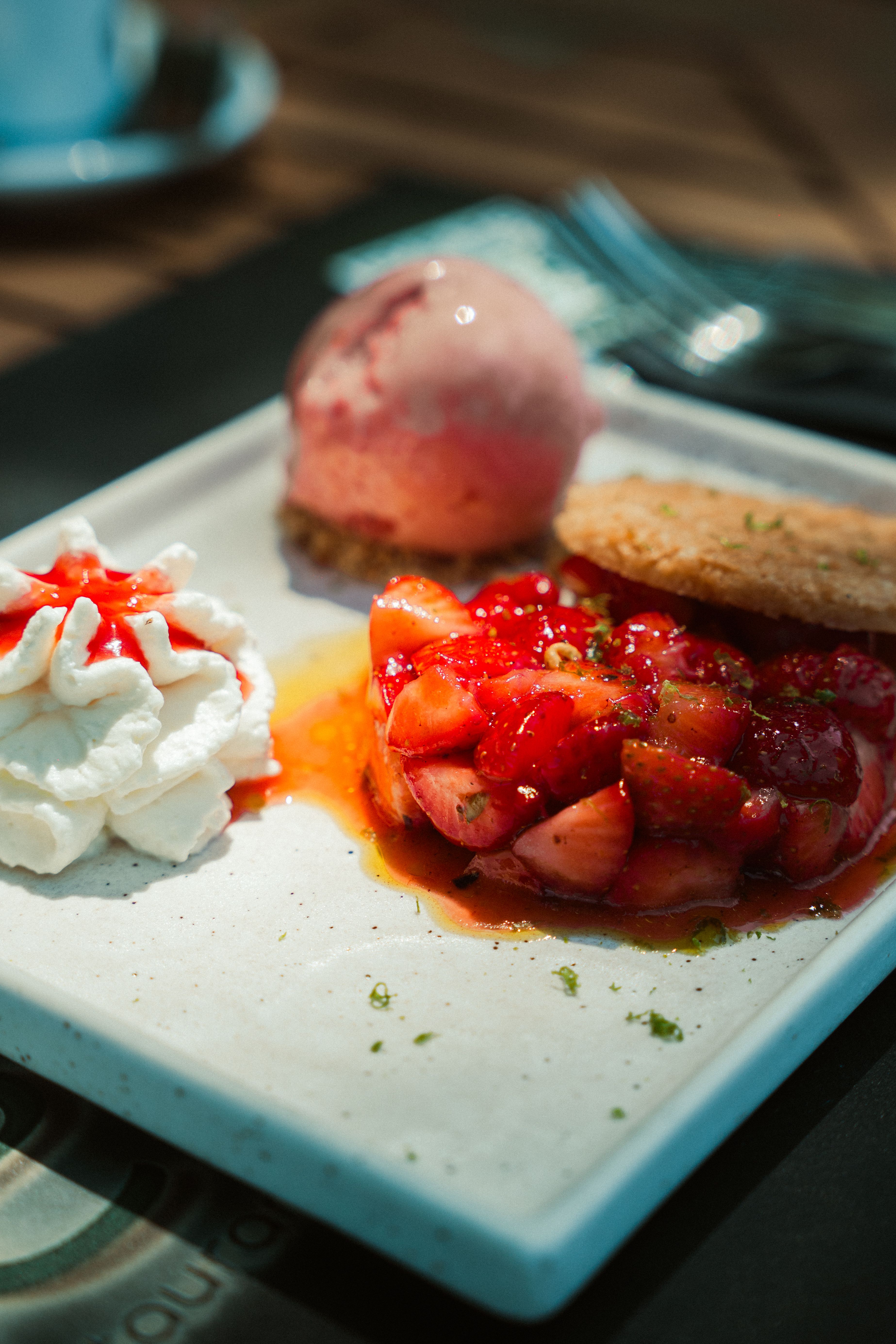 Crumble fraise