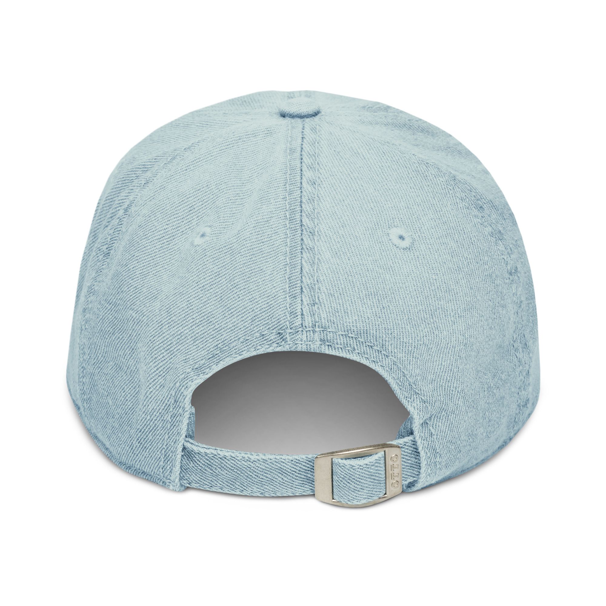 embroidered dads hat denim 4