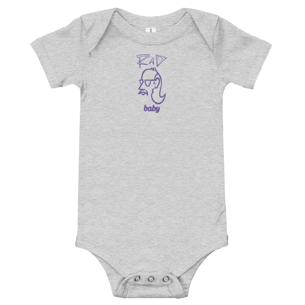 embroidered dads onesie 3