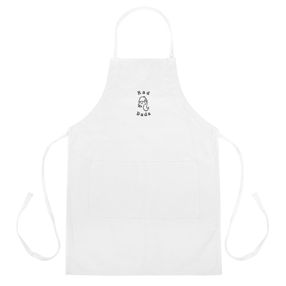 embroidered dads apron 2