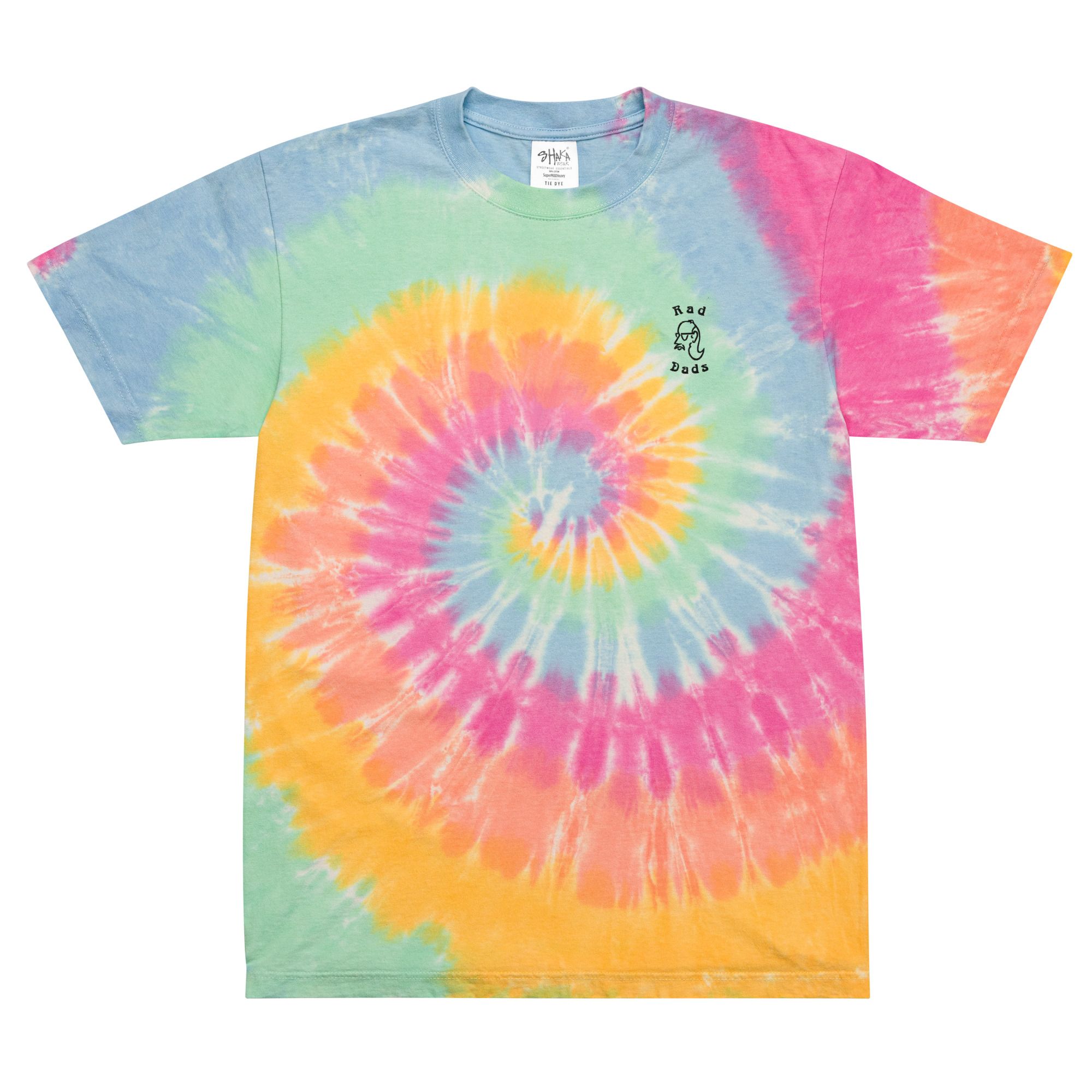 embroidered tie dye tee
