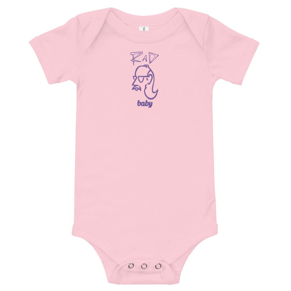 embroidered dads onesie