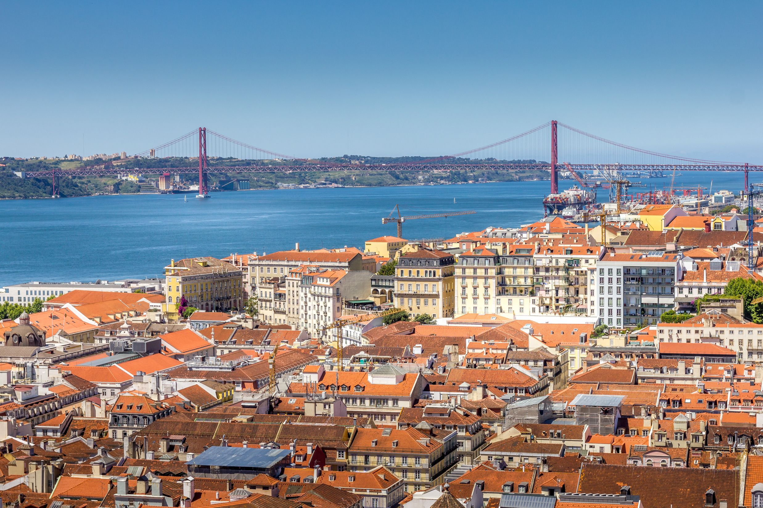 Lisbon Cityscape and 25 de Abril Bridge | Savory & Partners