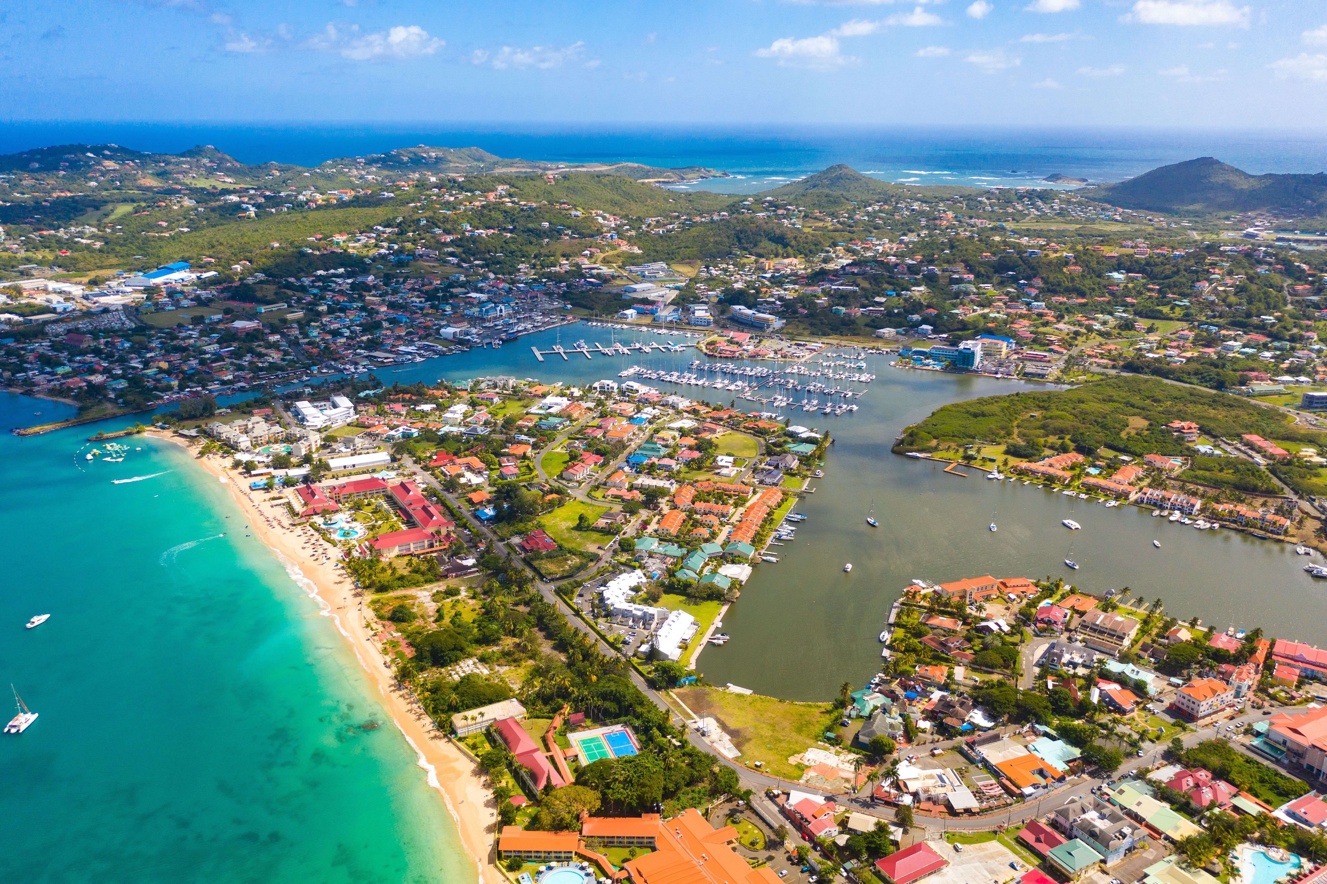 Aerial View Saint Lucia | Savory & Partners  | Savory & Partners