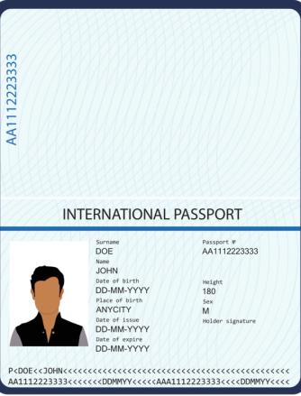 passport sample passport sample
