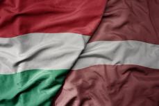 life-in-latvia-vs-hungary Latvia and Hungary flags