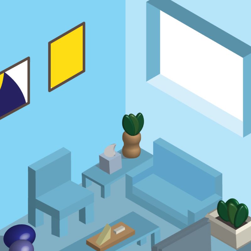 Isometric Room Illustration Isometric Room Illustration