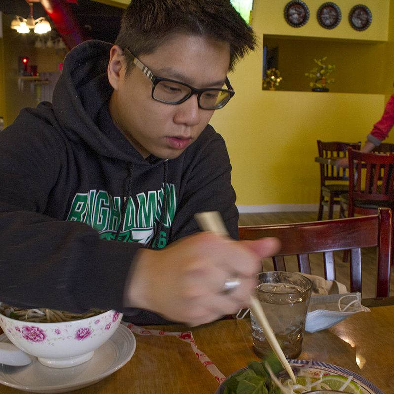 Andy eating  Andy eating
