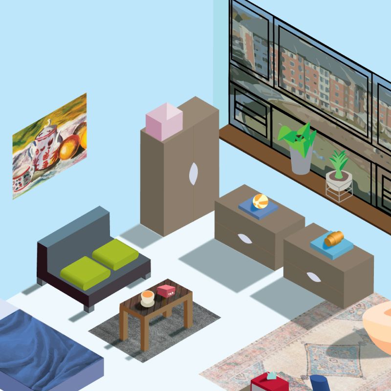 Isometric Room Illustration Isometric Room Illustration