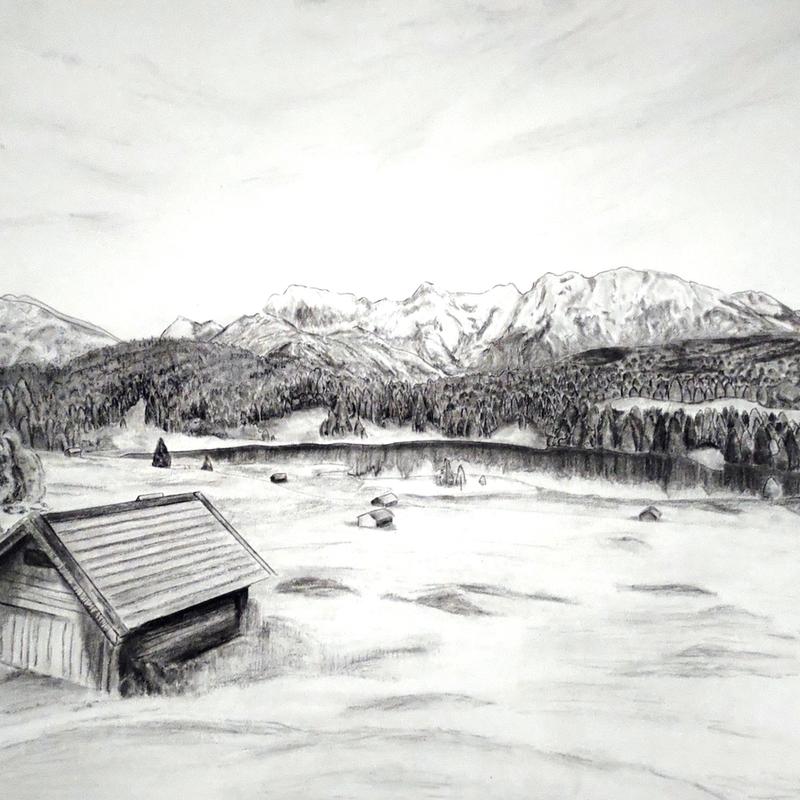 Landscape, Charcoal, 2020 Landscape, Charcoal, 2020