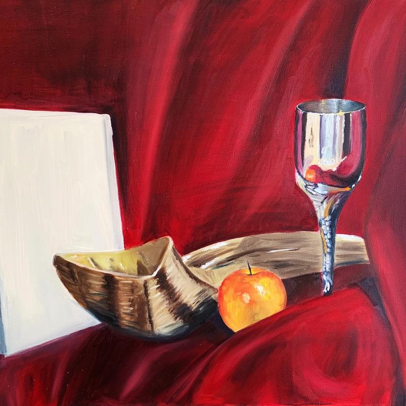 Still Life with Apple and Shofar Still Life with Apple and Shofar
