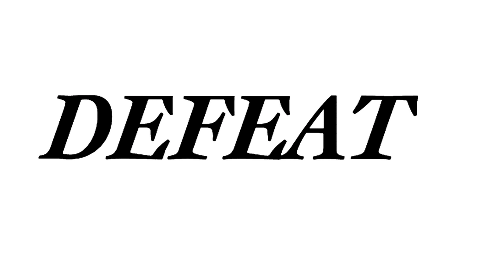 DEFEAT_defeat & VICTORY_victory