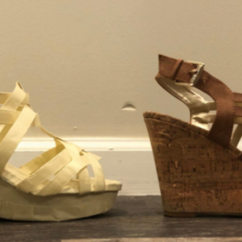 Shoes Out of Tape Shoes Out of Tape