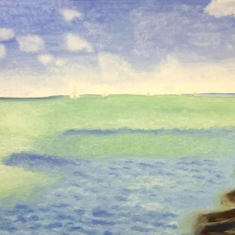 Claude Monet "Sea at Pourville" Claude Monet "Sea at Pourville"