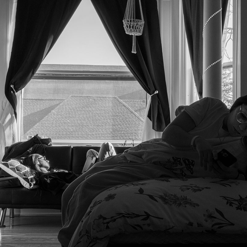 Jaz and Vic chilling Jaz and Vic chilling