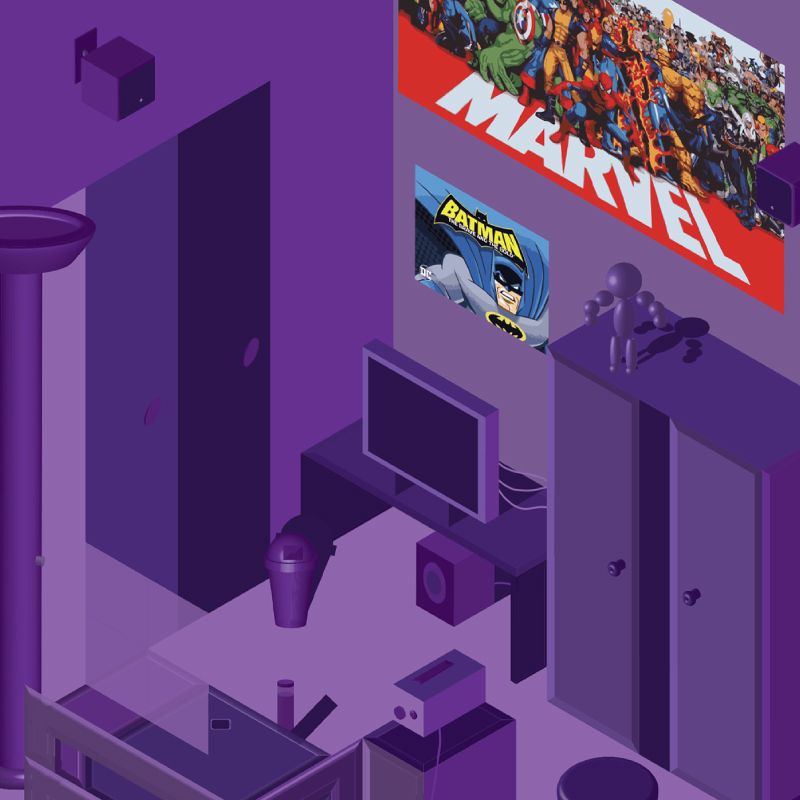 Isometric Room Illustration Isometric Room Illustration