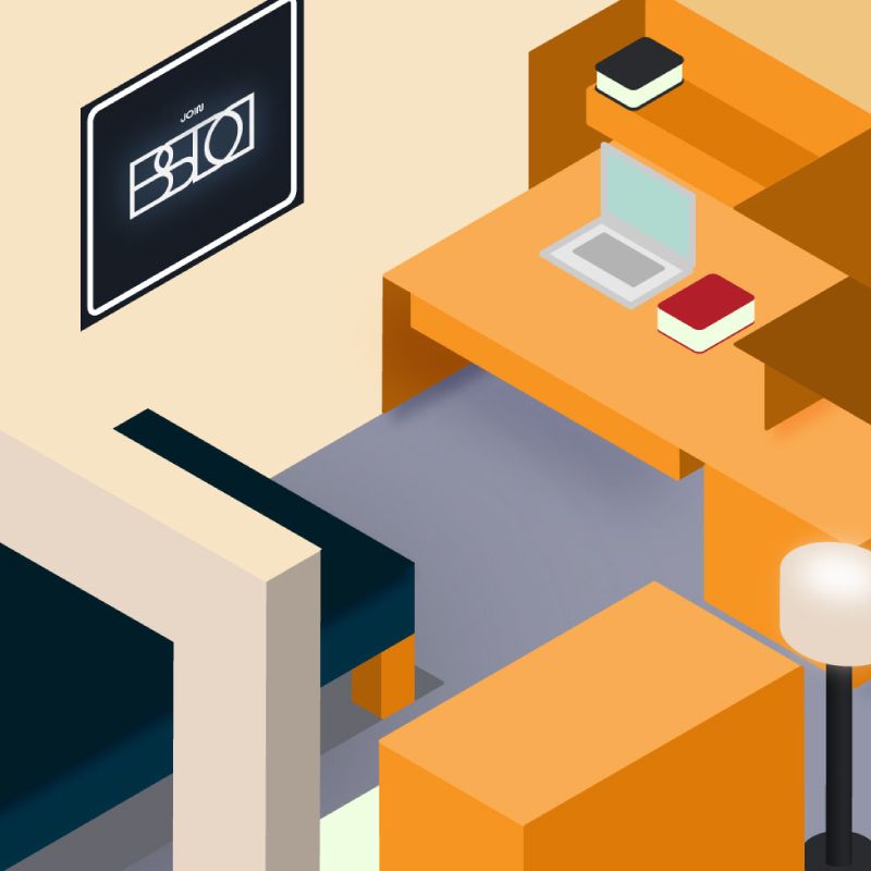 Isometric Room Illustration Isometric Room Illustration