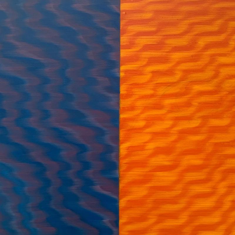 Iterations Of The Wave—Blue And Orange Iterations Of The Wave—Blue And Orange
