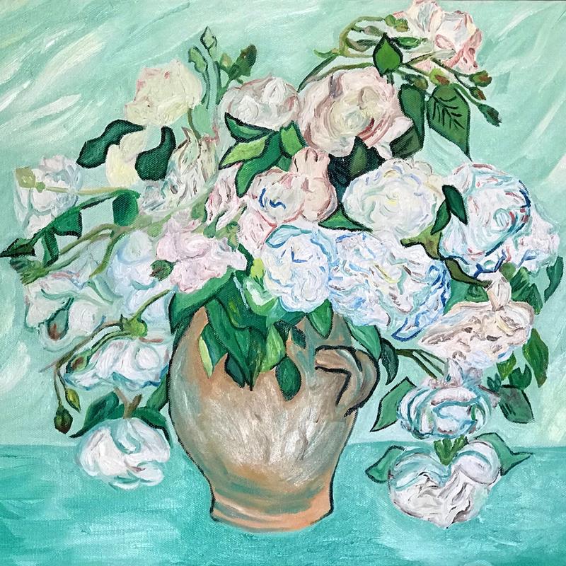 Vincent Van Gogh "Roses" Vincent Van Gogh "Roses"