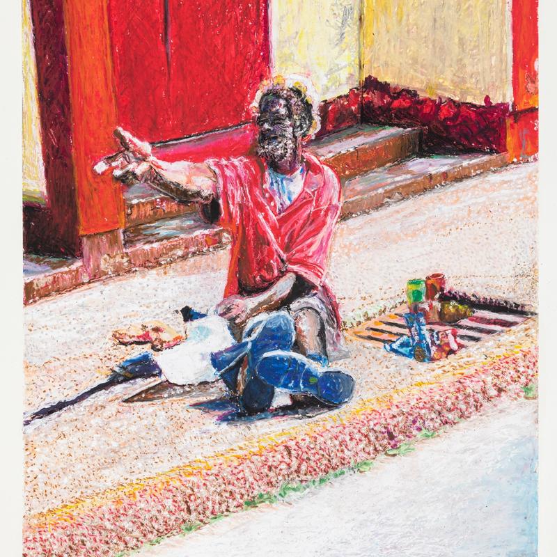 Homeless Man in Antigua Homeless Man in Antigua