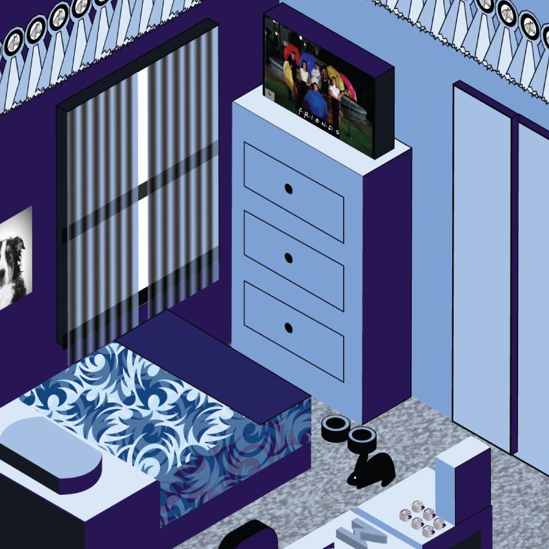 Isometric Room Illustration Isometric Room Illustration