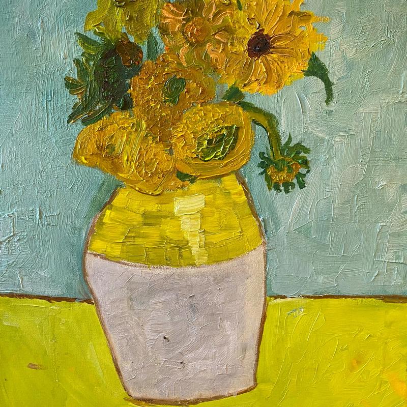 Copy of Vincent van Gogh's "Sunflowers" Copy of Vincent van Gogh's "Sunflowers"