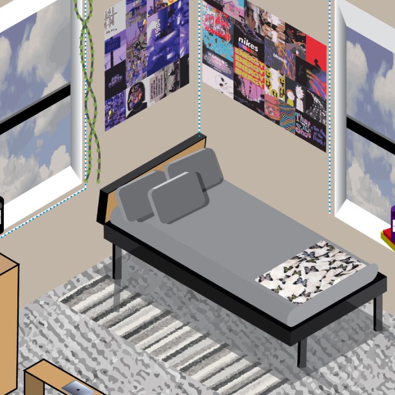 Isometric Room Illustration Isometric Room Illustration