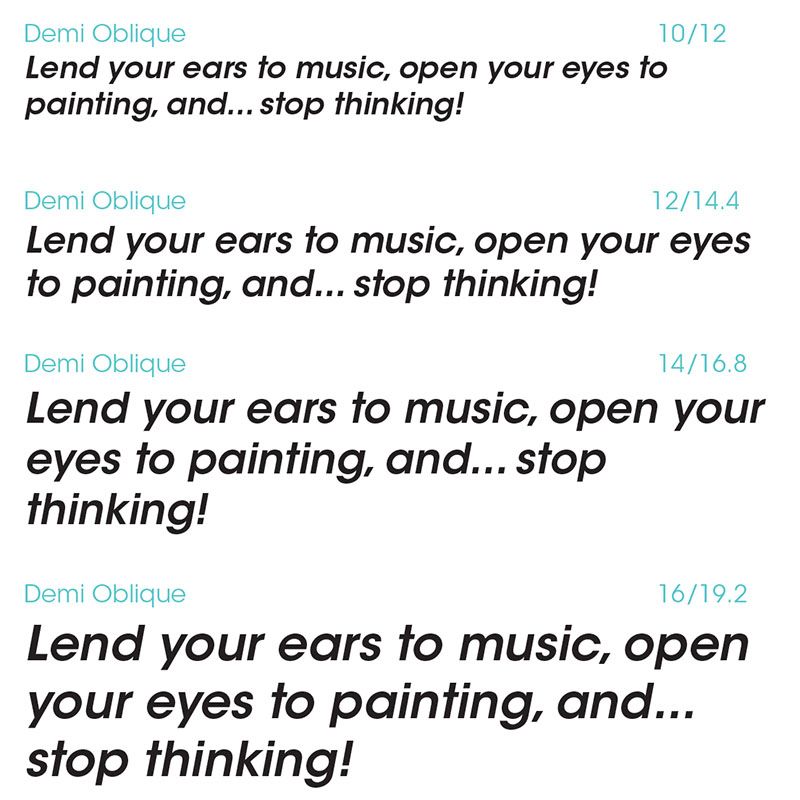 Avant Garde Type Specimen Avant Garde Type Specimen