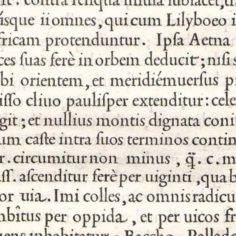 Typographic Analysis of Pietro Bembo’s De Aetna Typographic Analysis of Pietro Bembo’s De Aetna