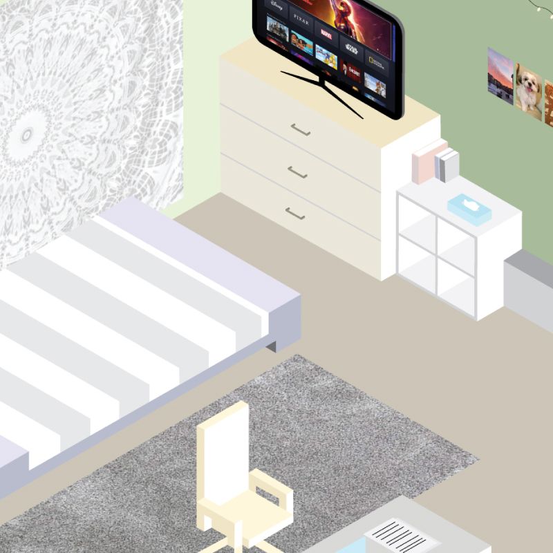 Isometric Room Illustration Isometric Room Illustration