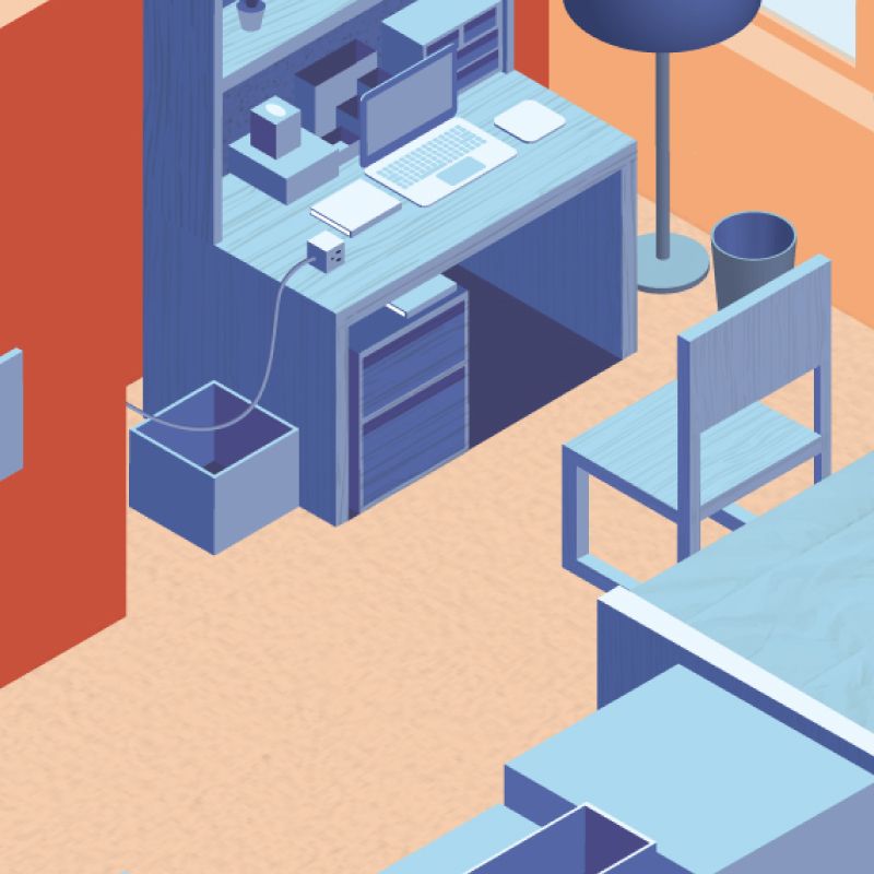 Isometric Room Illustration Isometric Room Illustration