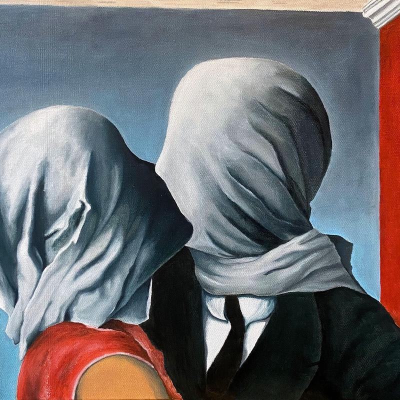 Rene Magritte "The Lovers"