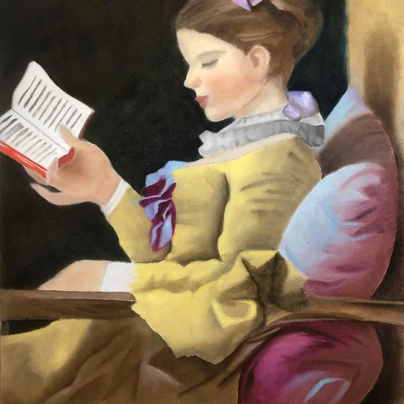 Jean-Honore Fragonard "The Reader" Jean-Honore Fragonard "The Reader"