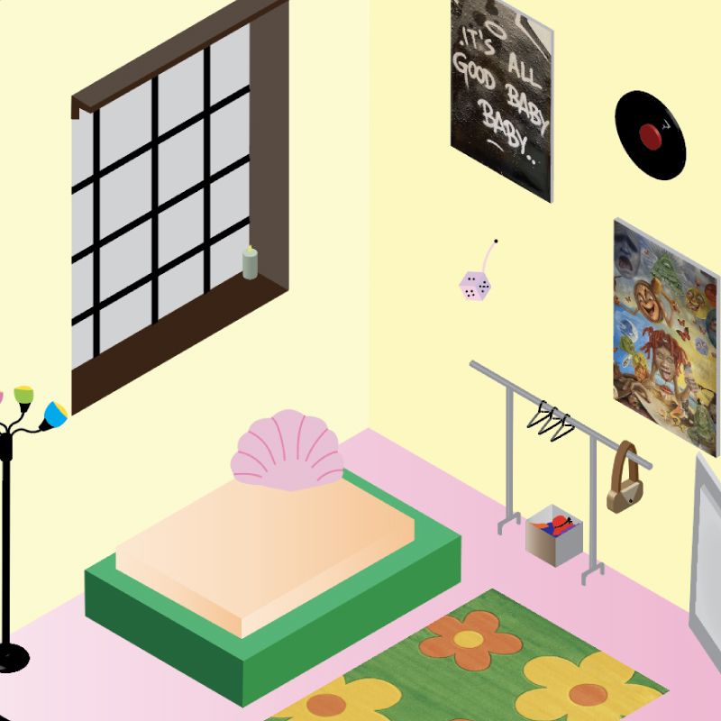  Isometric Room Illustration