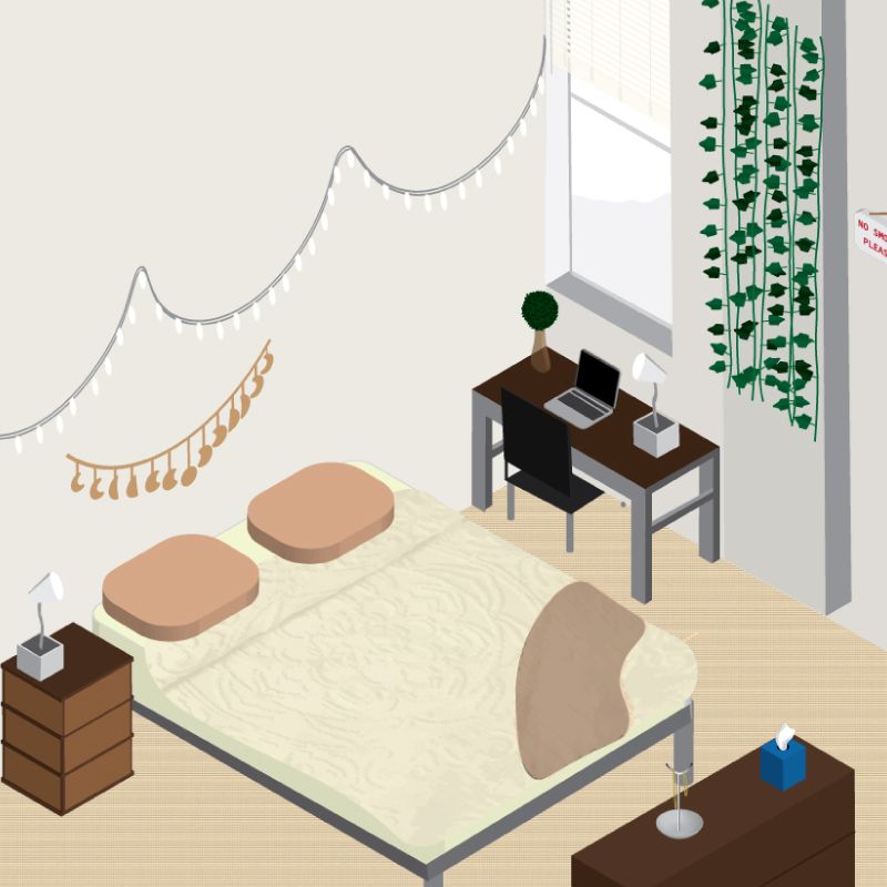  Isometric Room Illustration