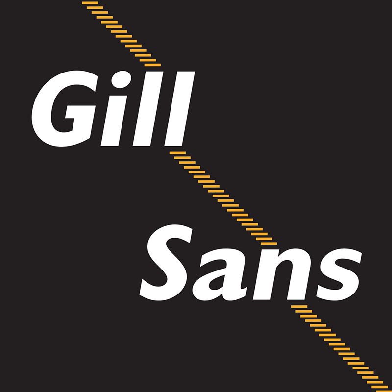 Gill Sans Type Specimen