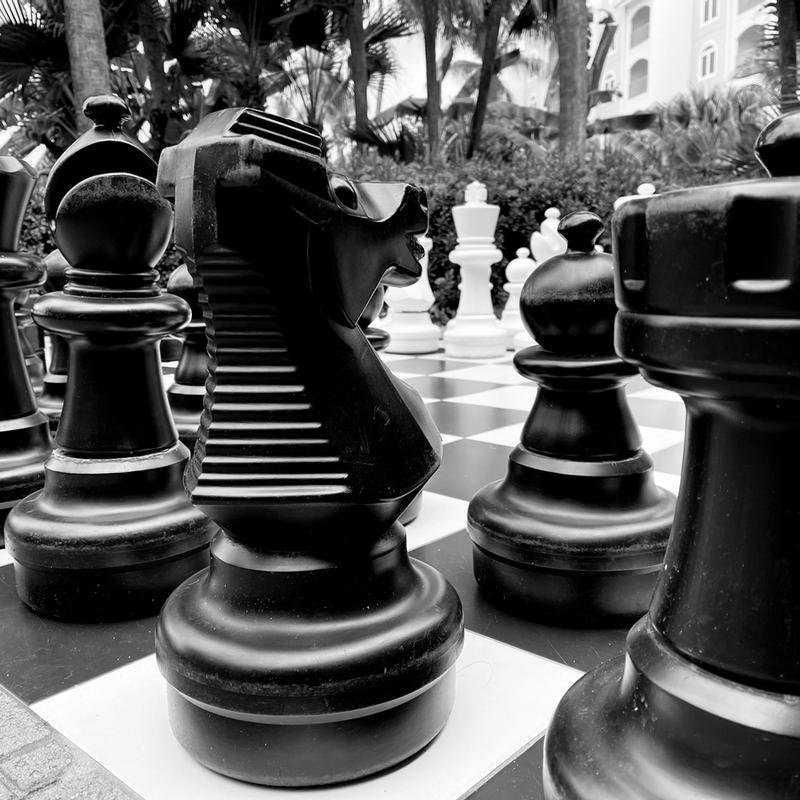 Among the Chess Pieces
