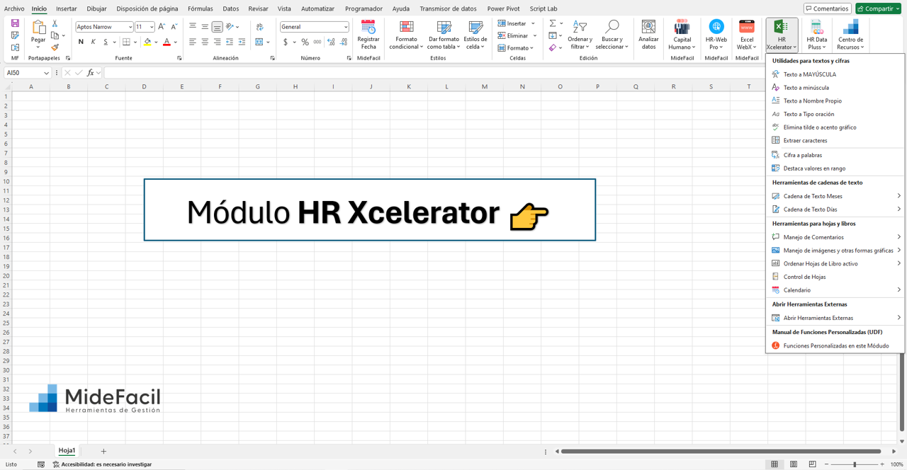 Módulo HR Xcelerator 🛠