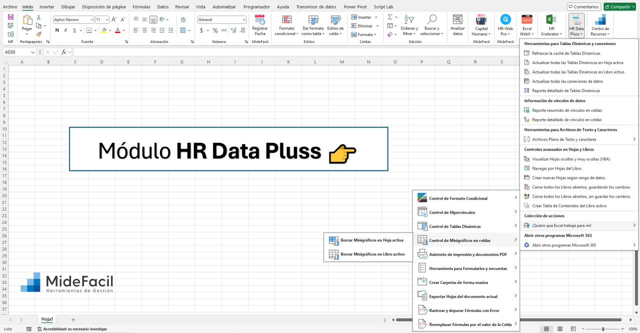 Limpieza masiva de Minigráficos