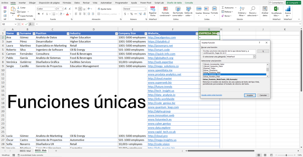 Funciones únicas que no encontrarás en ningún otro lugar