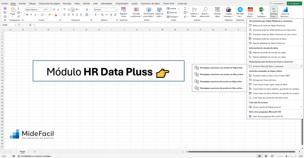 Manejo masivo de formatos