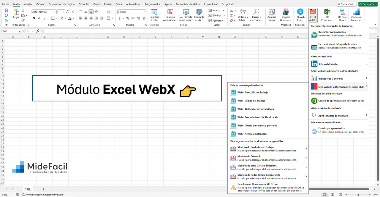 Sitio web de la Dirección del Trabajo de Chile
