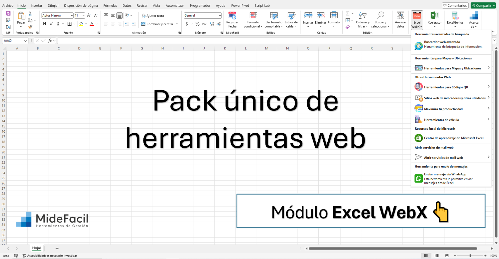 Módulo Excel WebX 🚀