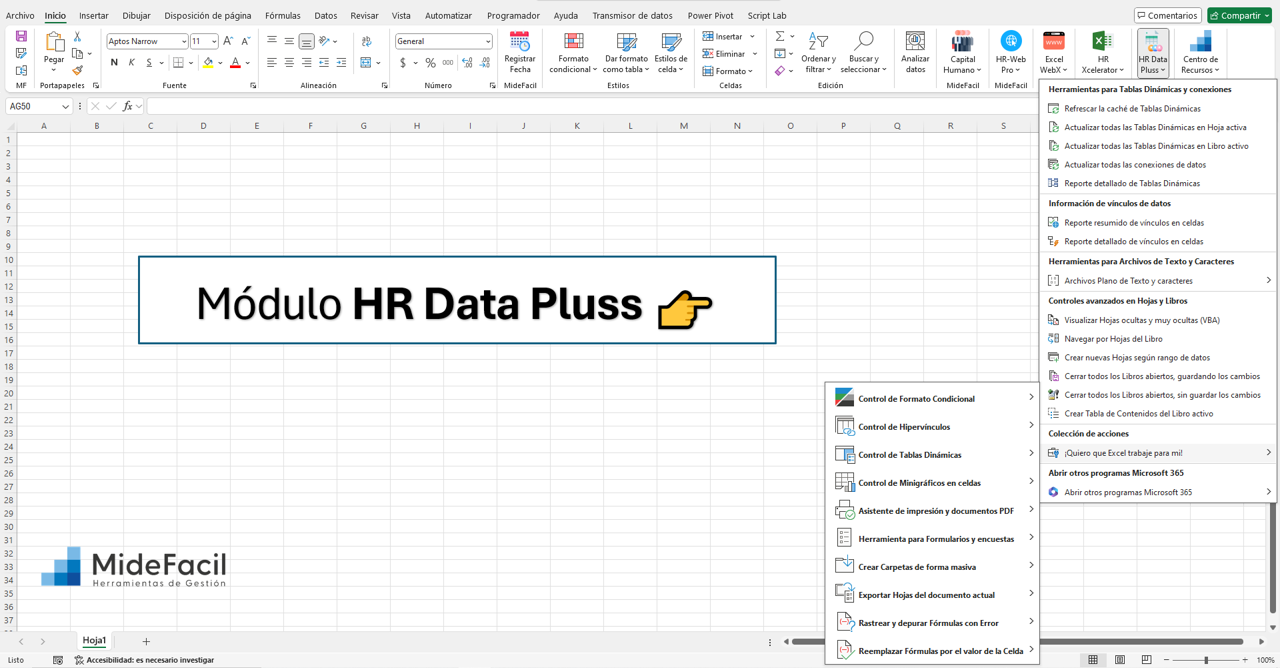 ¡Quiero que Excel trabaje para mi!