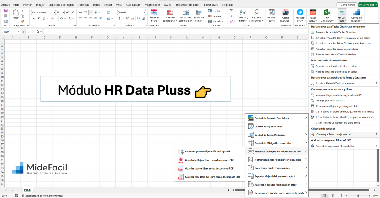 Configuraciones especiales & PDF