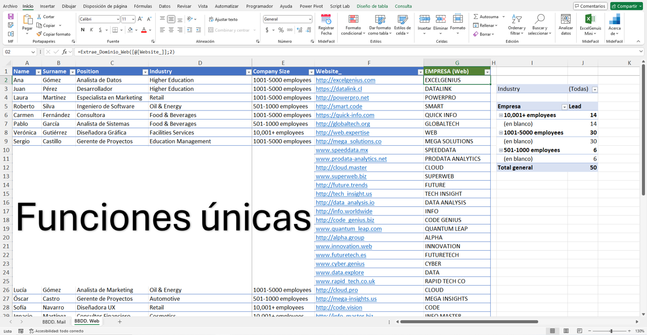 Funciones únicas que no encontrarás en ningún otro lugar