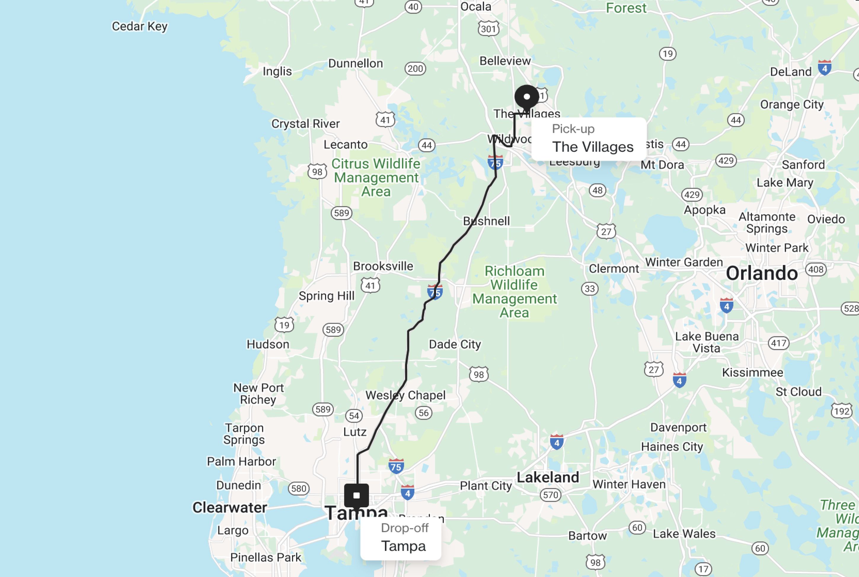 Distance From Orlando To Tampa - u6xdn06
